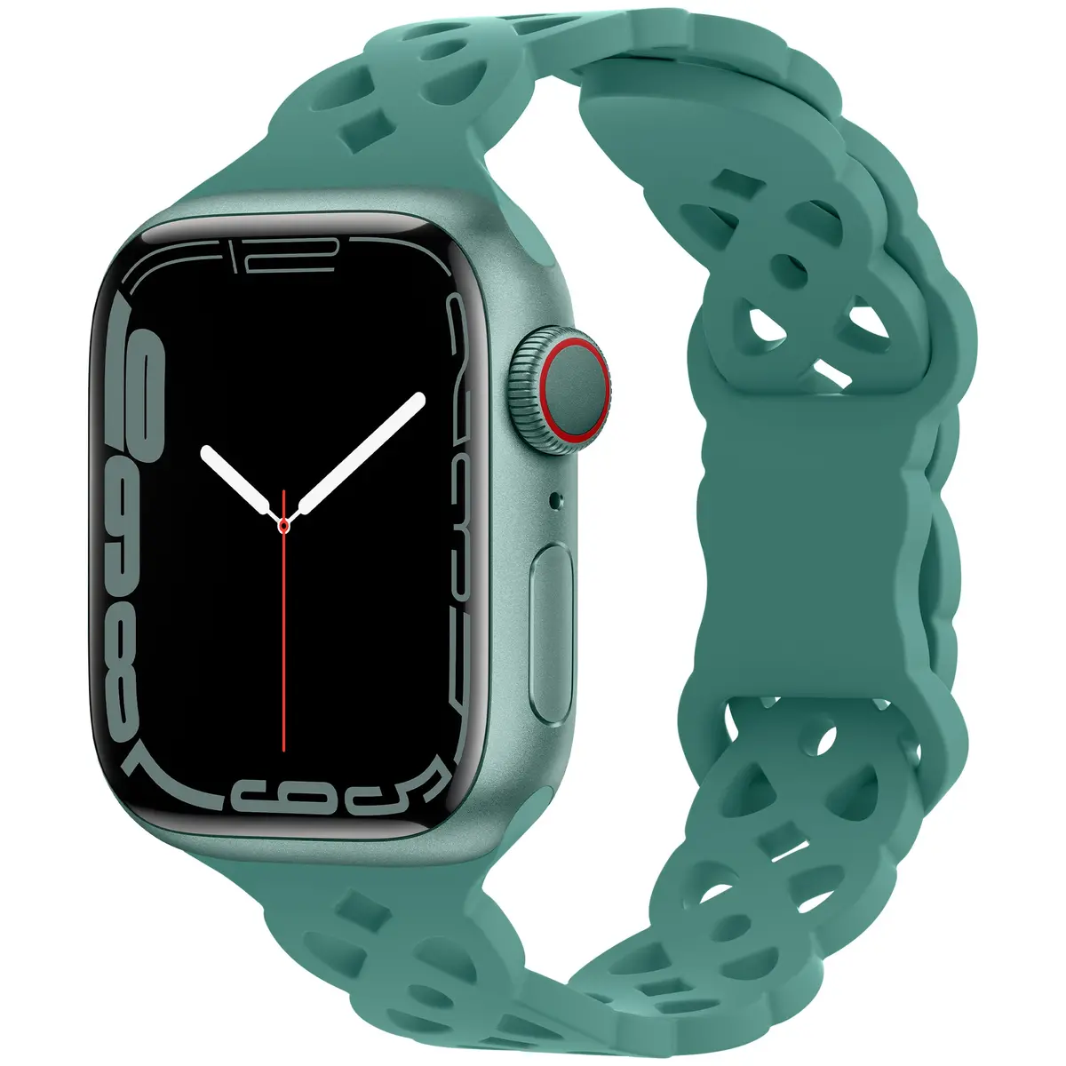 Braided Bliss Silicone Band For Apple Watch Multiple Colors Available 9