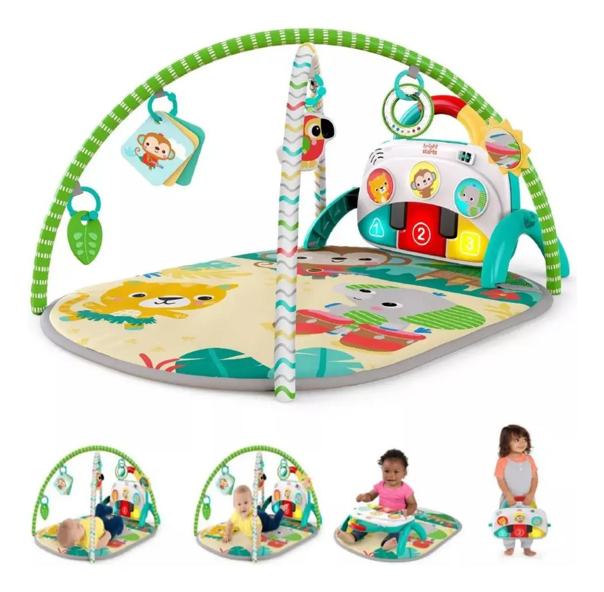 Gimnasio 4 En 1 Groovin Kicks Piano & Drum - 12612 Brightstarts 1
