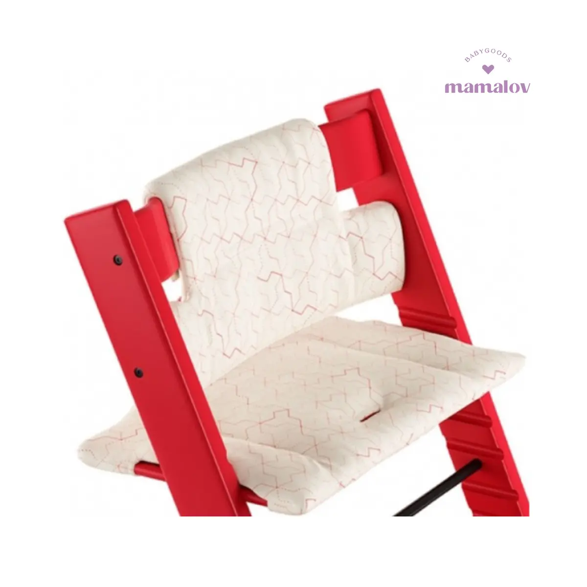 Cushion Tripp Trapp Geometric - Red 100349 Stokke 1