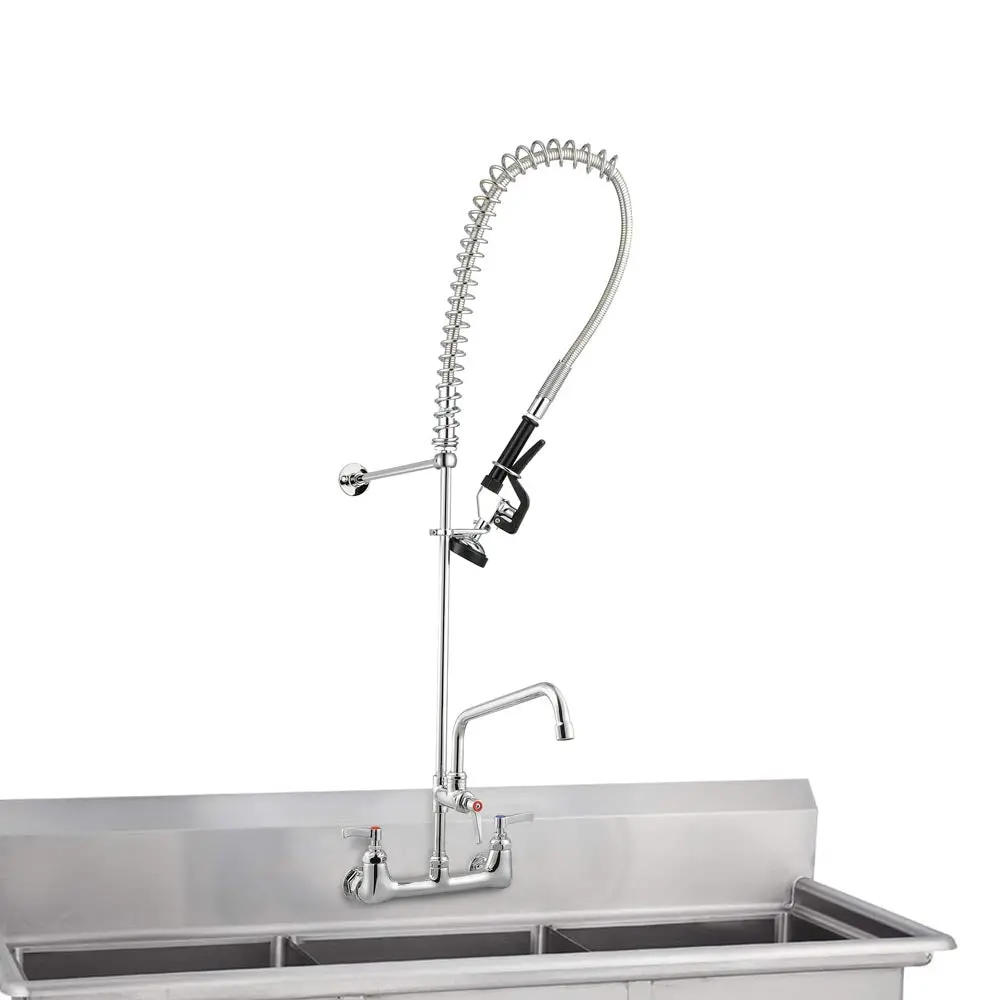 Aquaterior Comml. Pre-Rinse Kitchen Faucet Pull Down Sprayer 1