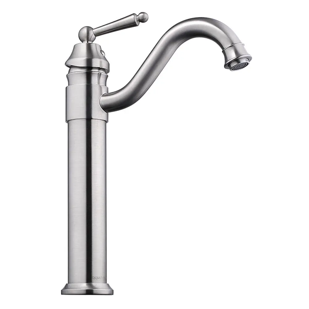 Yescom 13" Bathroom Bar Sink Vessel Faucet Brushed Nickel 1