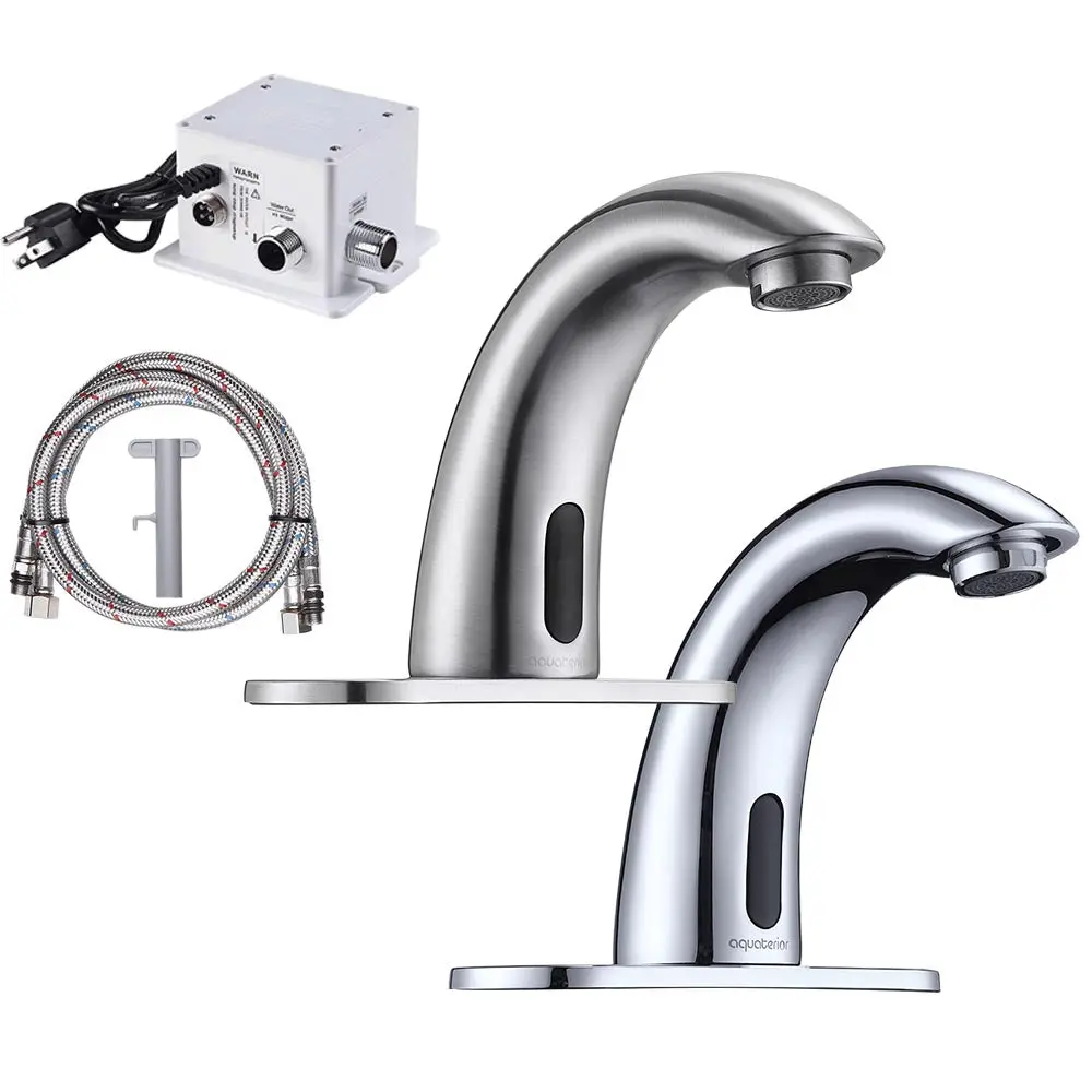 Aquaterior 5" Motion Sensor Touchless Bathroom Faucet 1