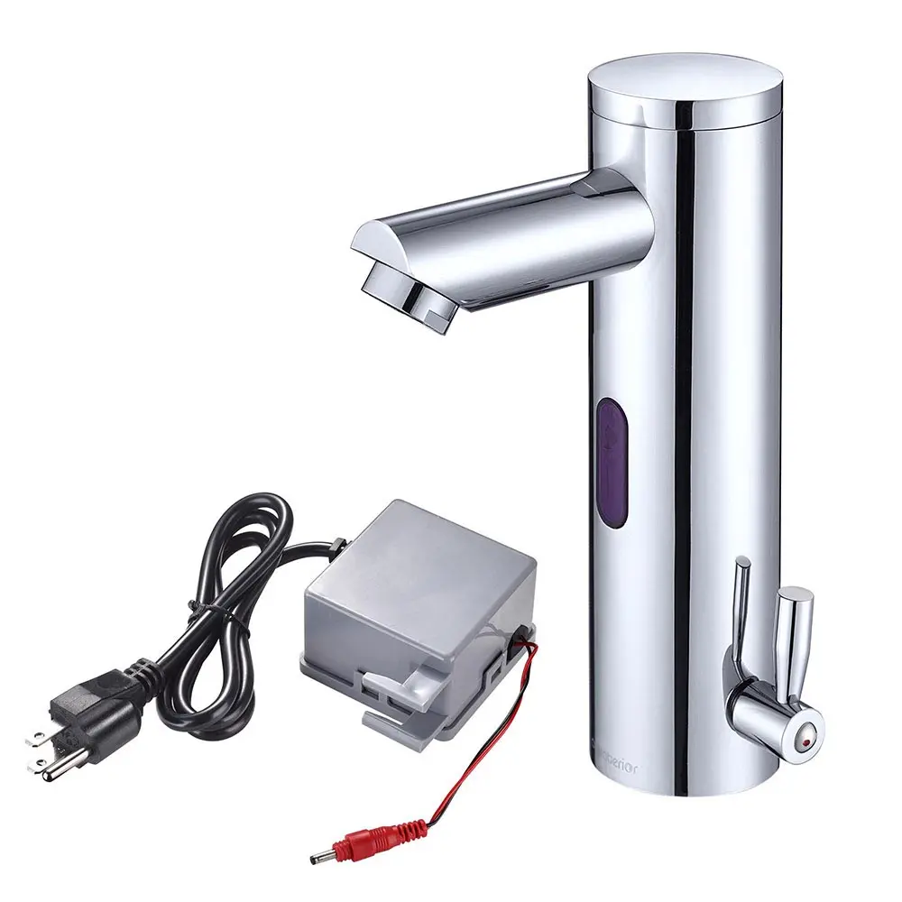 Aquaterior Touchless Lavatory Sink Faucet Hot & Cold 8" 2