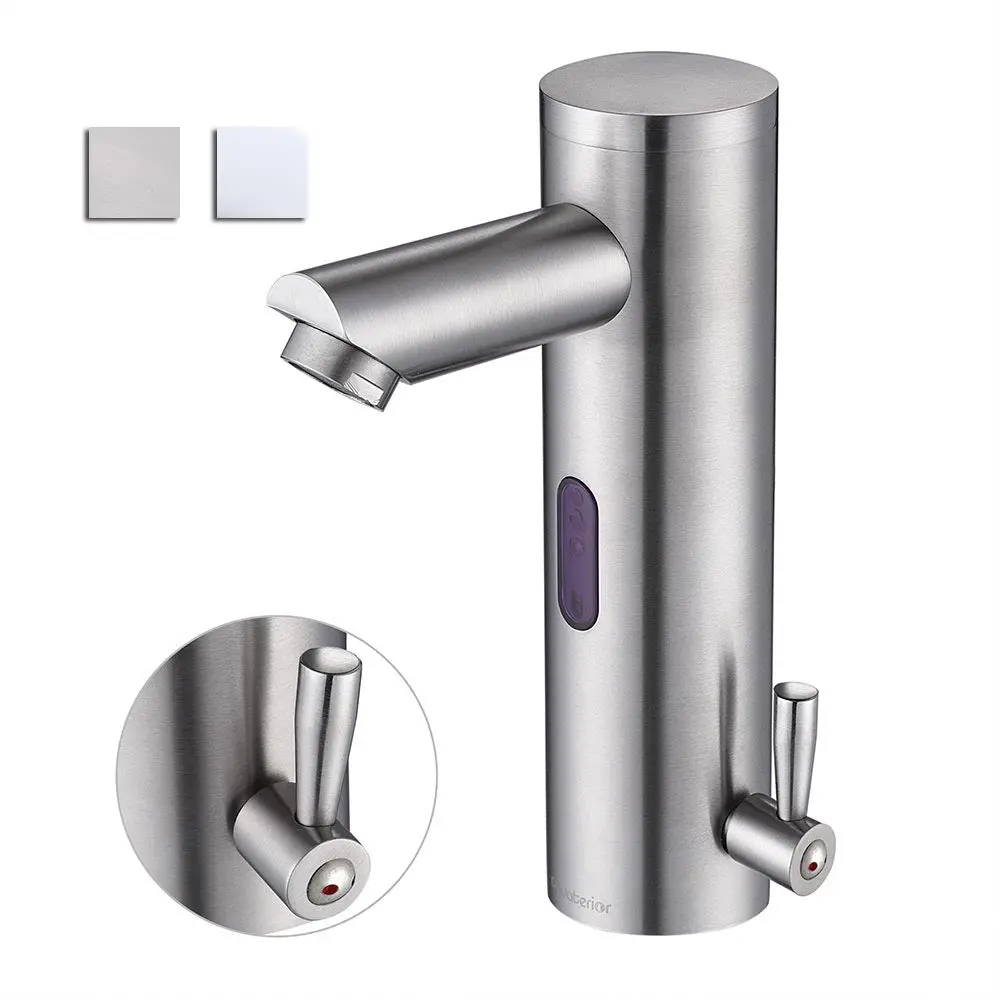 Aquaterior Touchless Lavatory Sink Faucet Hot & Cold 8" 1