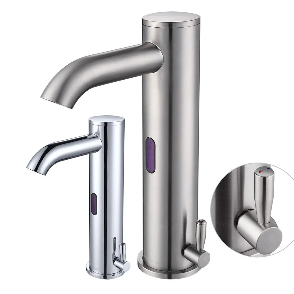 Aquaterior Touchless Lavatory Sink Faucet Hot & Cold 10" 1