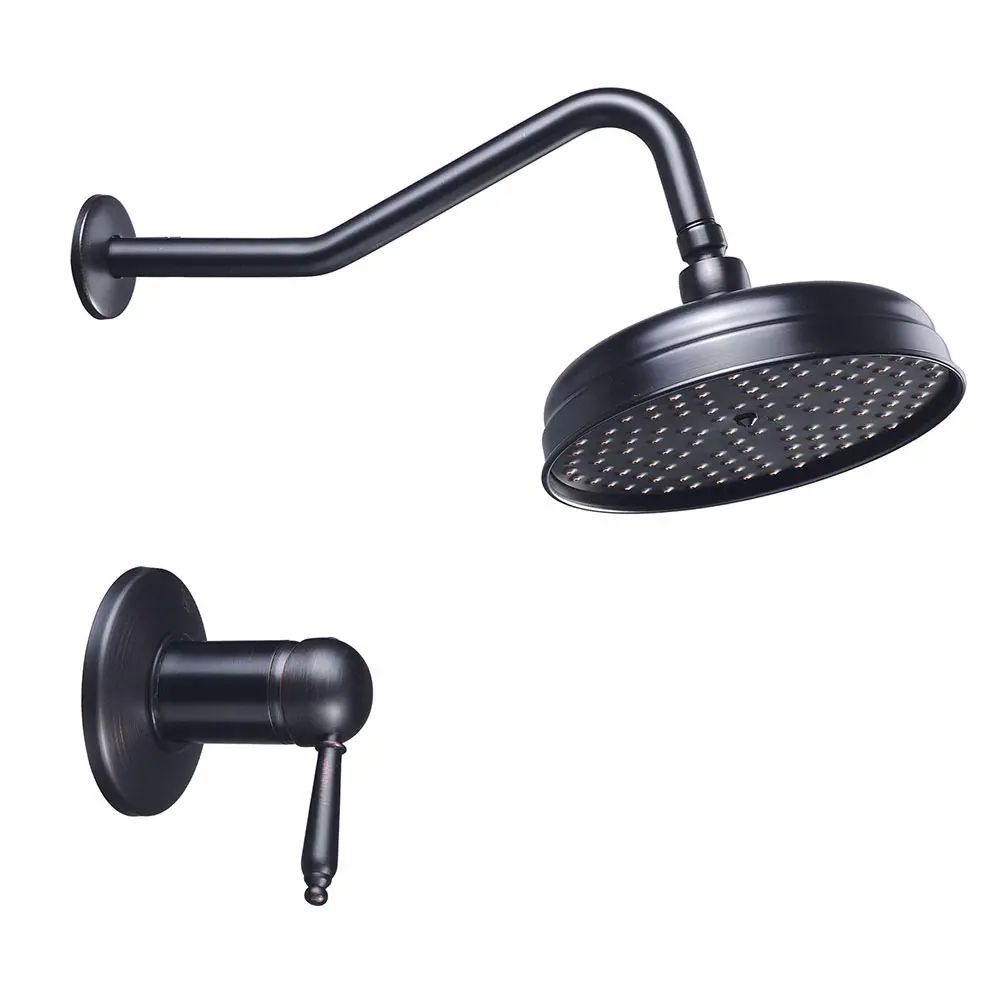 Aquaterior Rain Shower Head Bath Shower Faucet Oil Rubbed Bronze 1