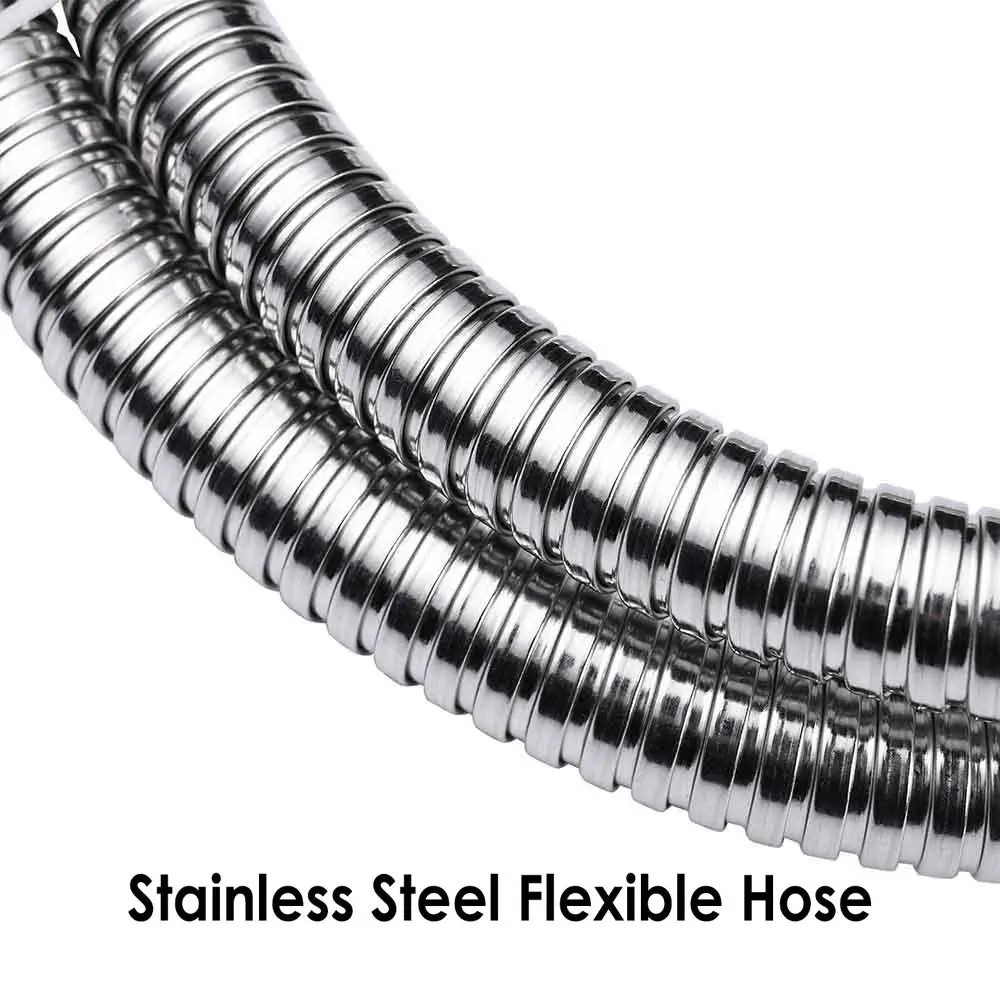Aquaterior 41" Flex Pre-Rinse Faucet Hose 7/8"-20 Unef Male 2