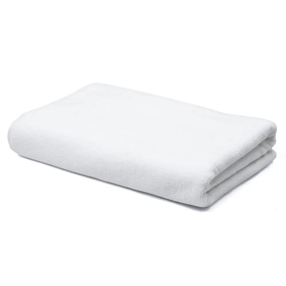 Yescom 29"X56" Bath Towel White 600Gsm Ring Spun Cotton Hotel 1