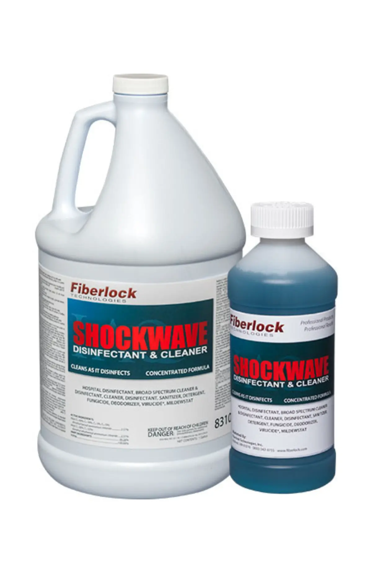 Fiberlock Shockwave - Conc. Disinfectant/Sanitizer (You Choose) 1