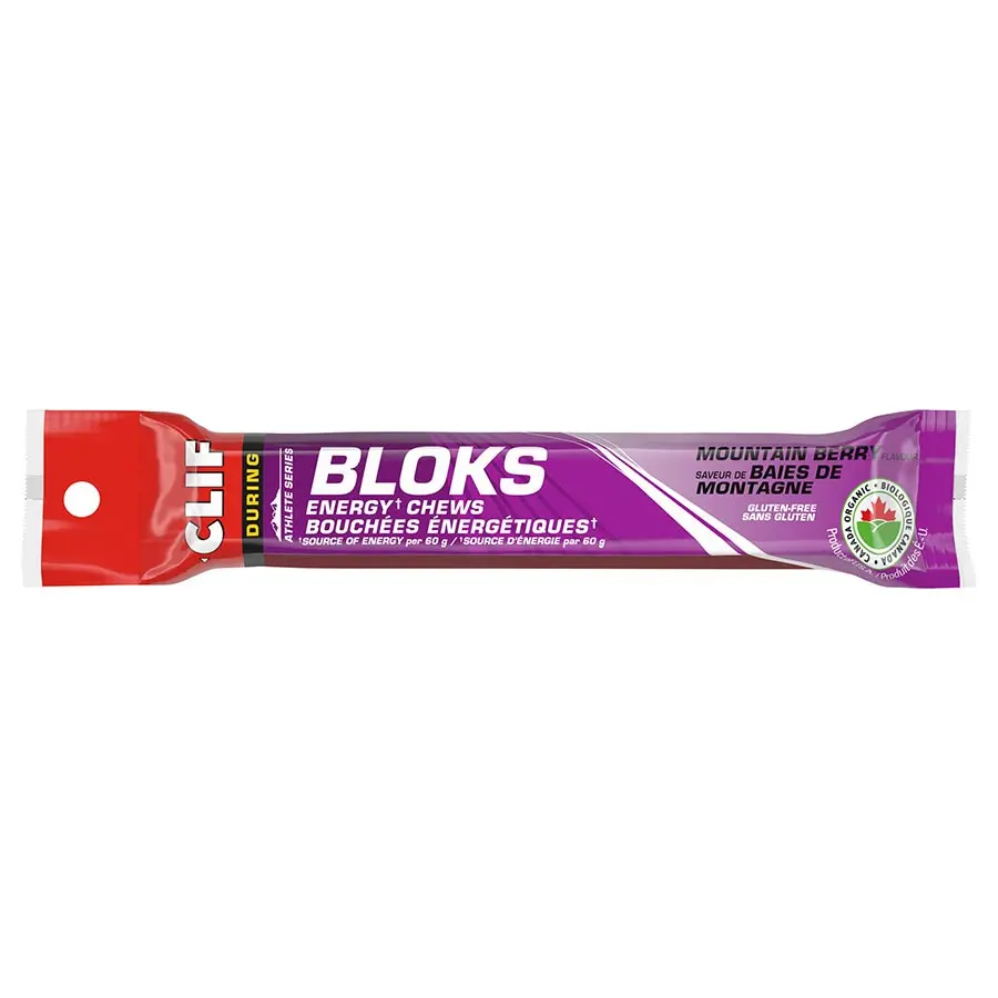 Clif Bloks Energy Chews - Mountain Berry 1