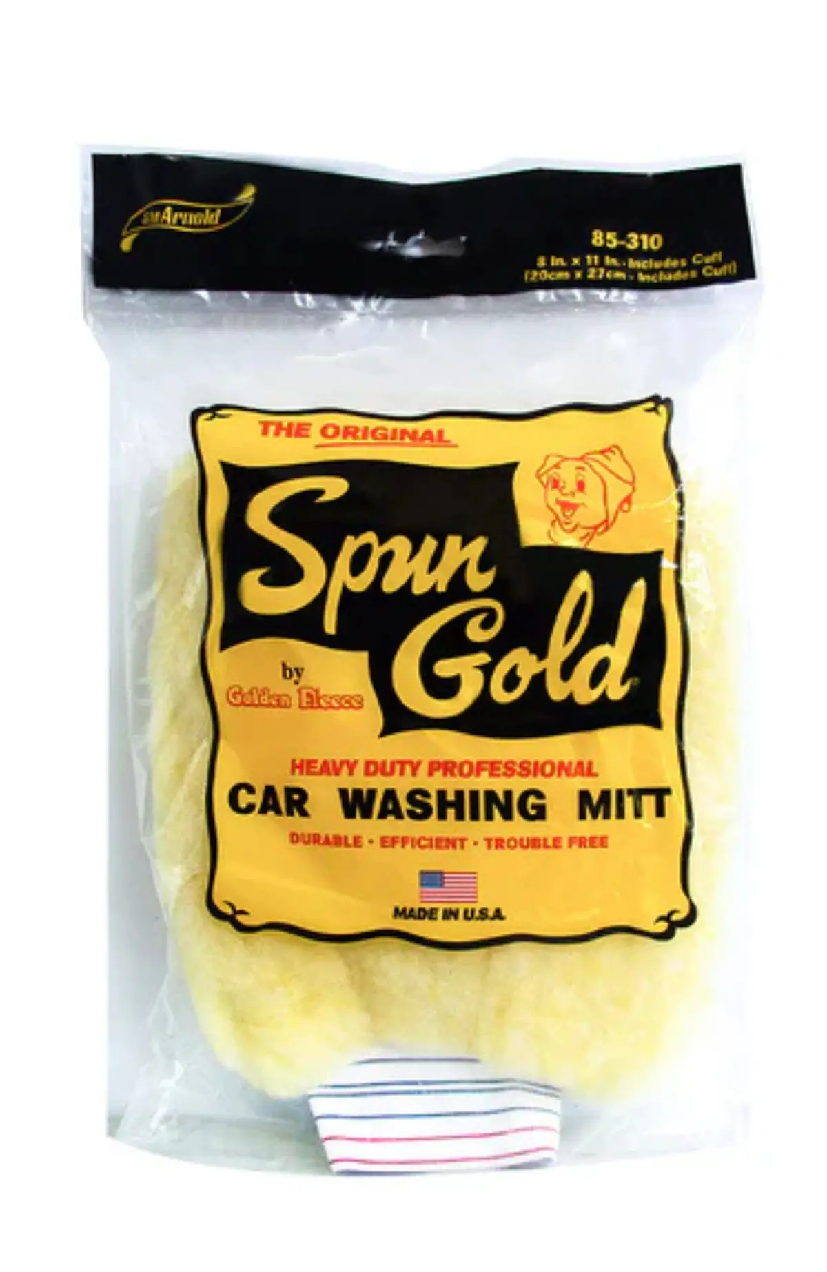 Sm Arnold Spun Gold Professional Wash Mitt - 85-310 1
