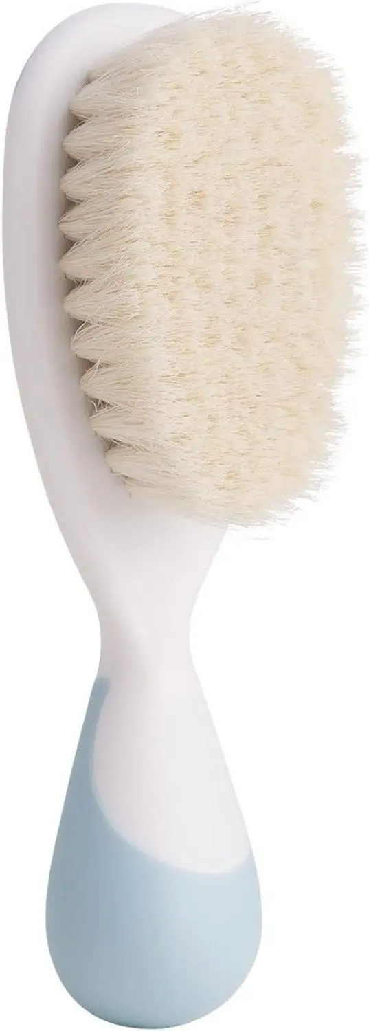 Set Cepillo Y Peine De Pelo Natural Color Azul Chicco 1
