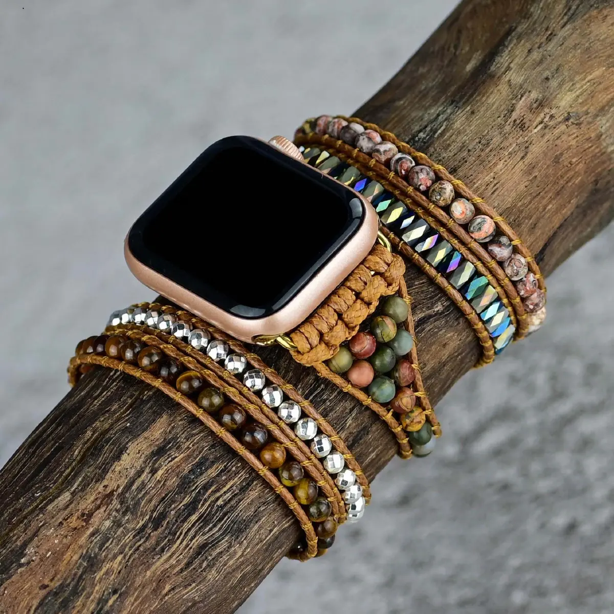 Woodsy Sage Bohemian Wrapsody Bracelet Band For Apple Watch 1