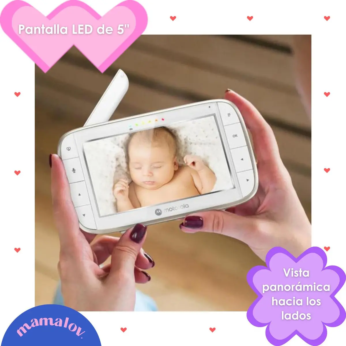 Monitor De Video Para Bebe - Vm855 Motorola 2