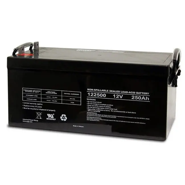 8D Battery 12V 250Ah Group Sla Apx - Maintenance Free 1
