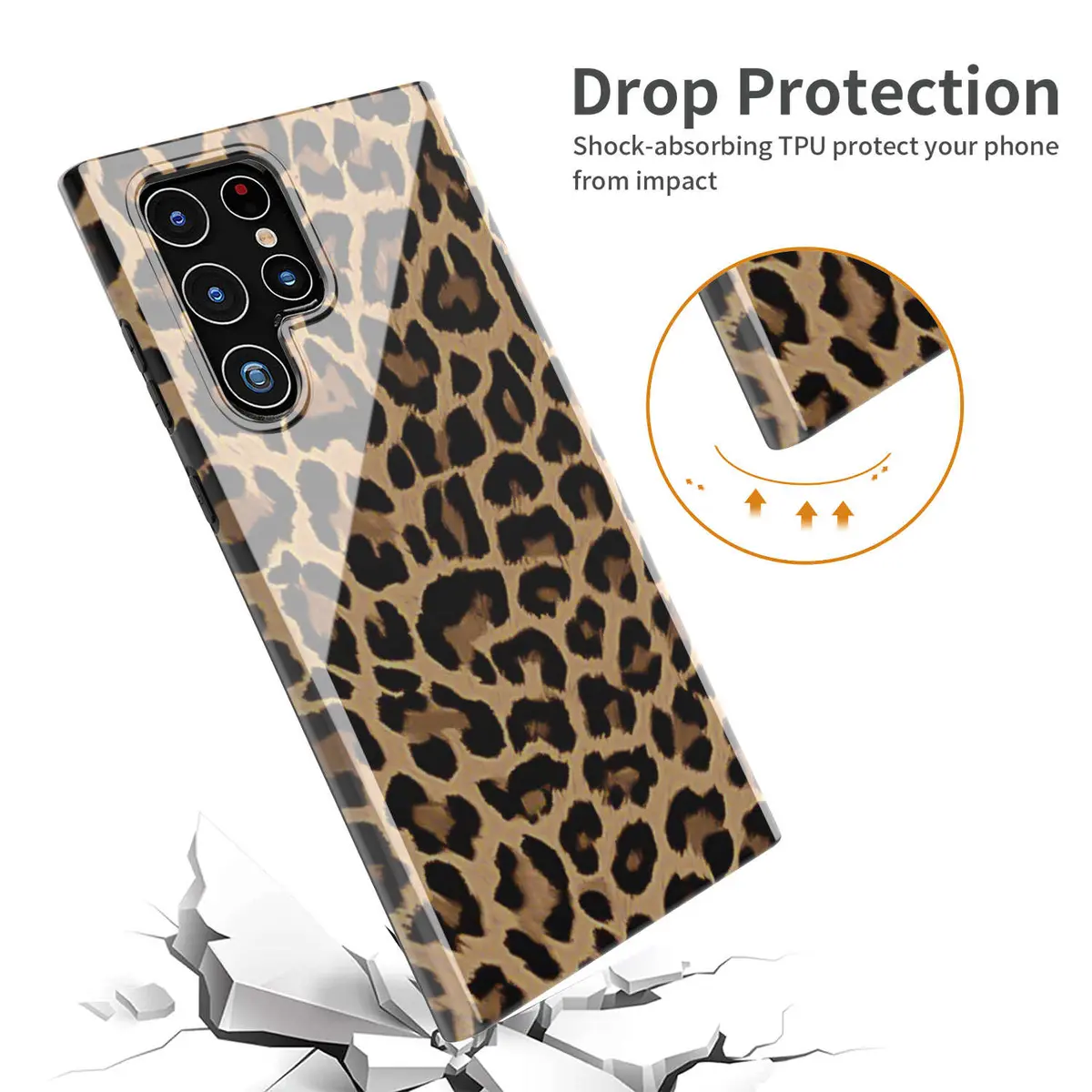 Black Leopard Case For Samsung Galaxy 3