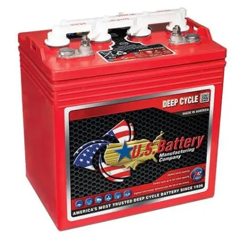 (6 Battery Set) Us Battery 8V 170Ah Deep Cycle Golf Cart Battery Us8vgc-Xc2 1