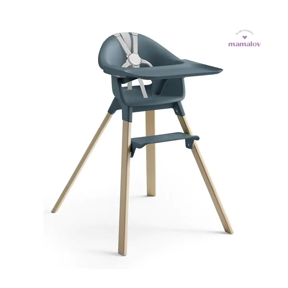 Silla Alta Clikk - Fjord Blue 552005 Stokke 1