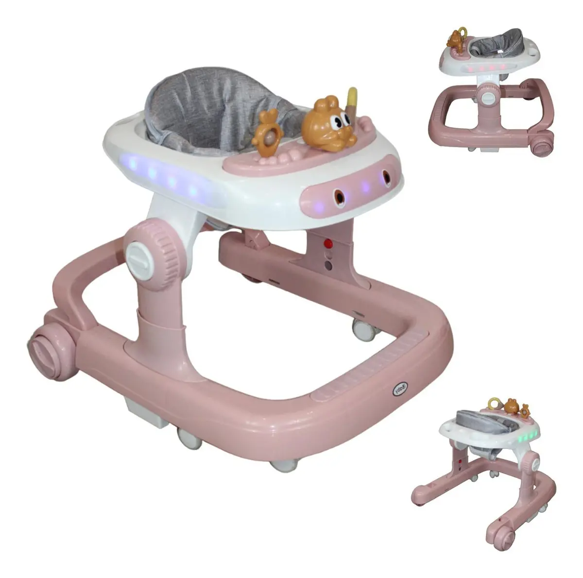 Andadera Y Caminadora 3 En 1 Musical Con Luces Led - Ibaby 1