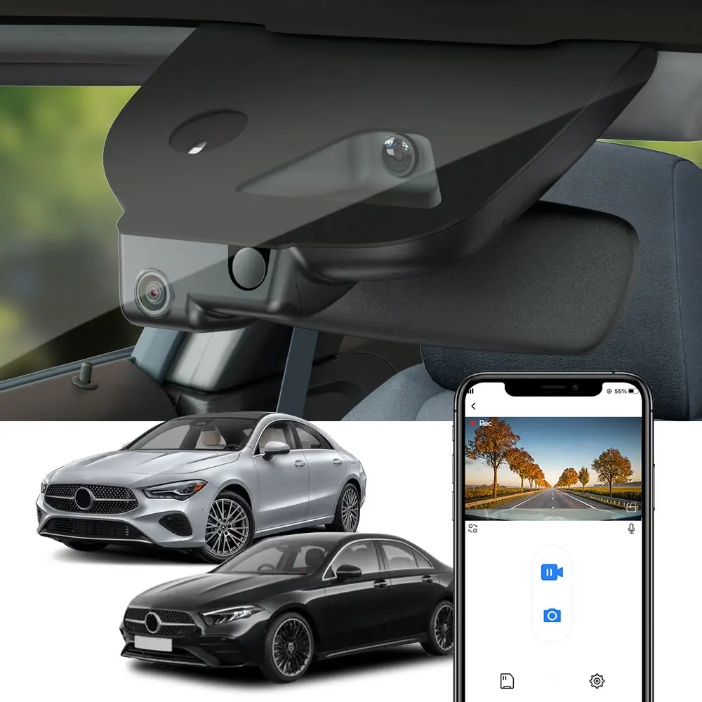Fitcamx Dash Cam For Mercedes-Benz A Class, Cla Class 2024-2026 1