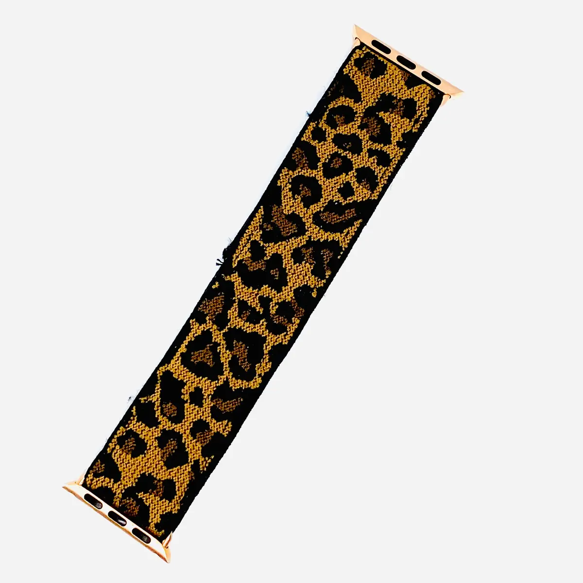 Stretchable Elastic Leopard Print Band For Apple Watch Two Colors Available 1