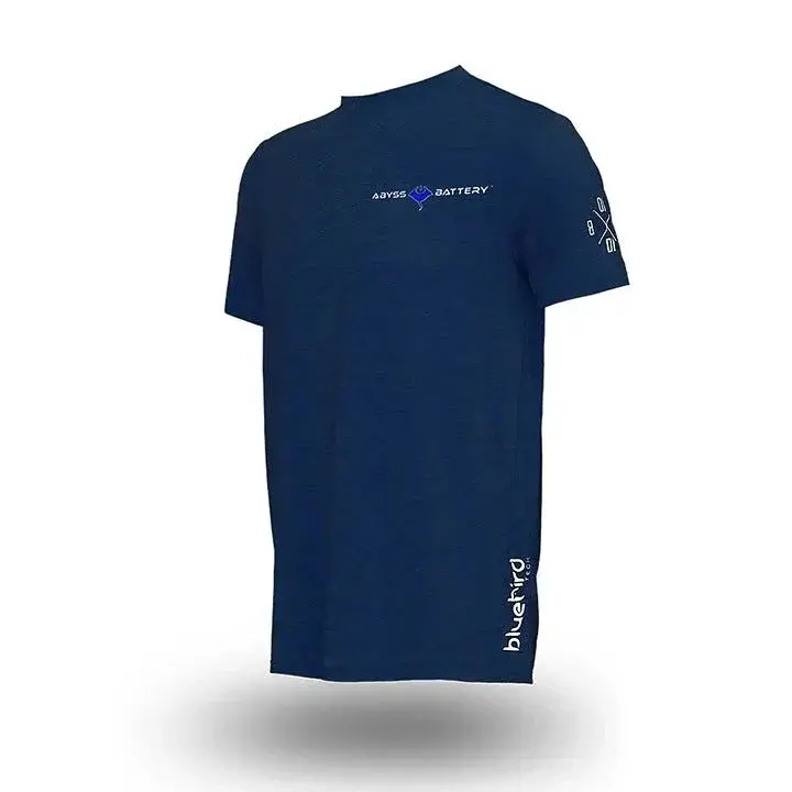 Abyss® Bluebird Tech Mens - Navy Short Sleeve 1