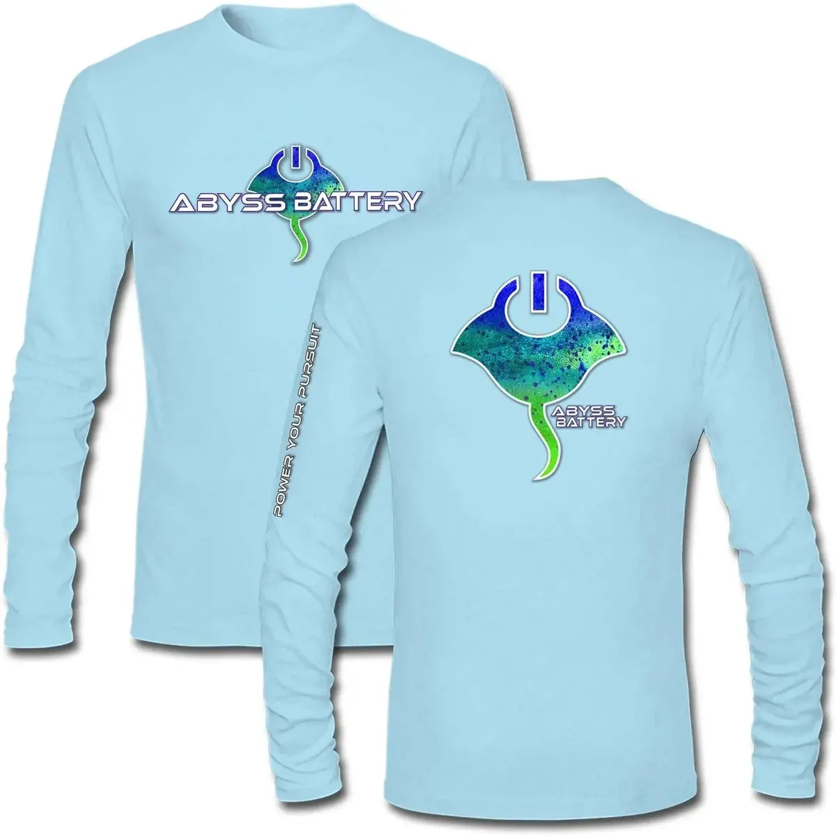 Mahi Light Blue L/S Performance Shirt 1