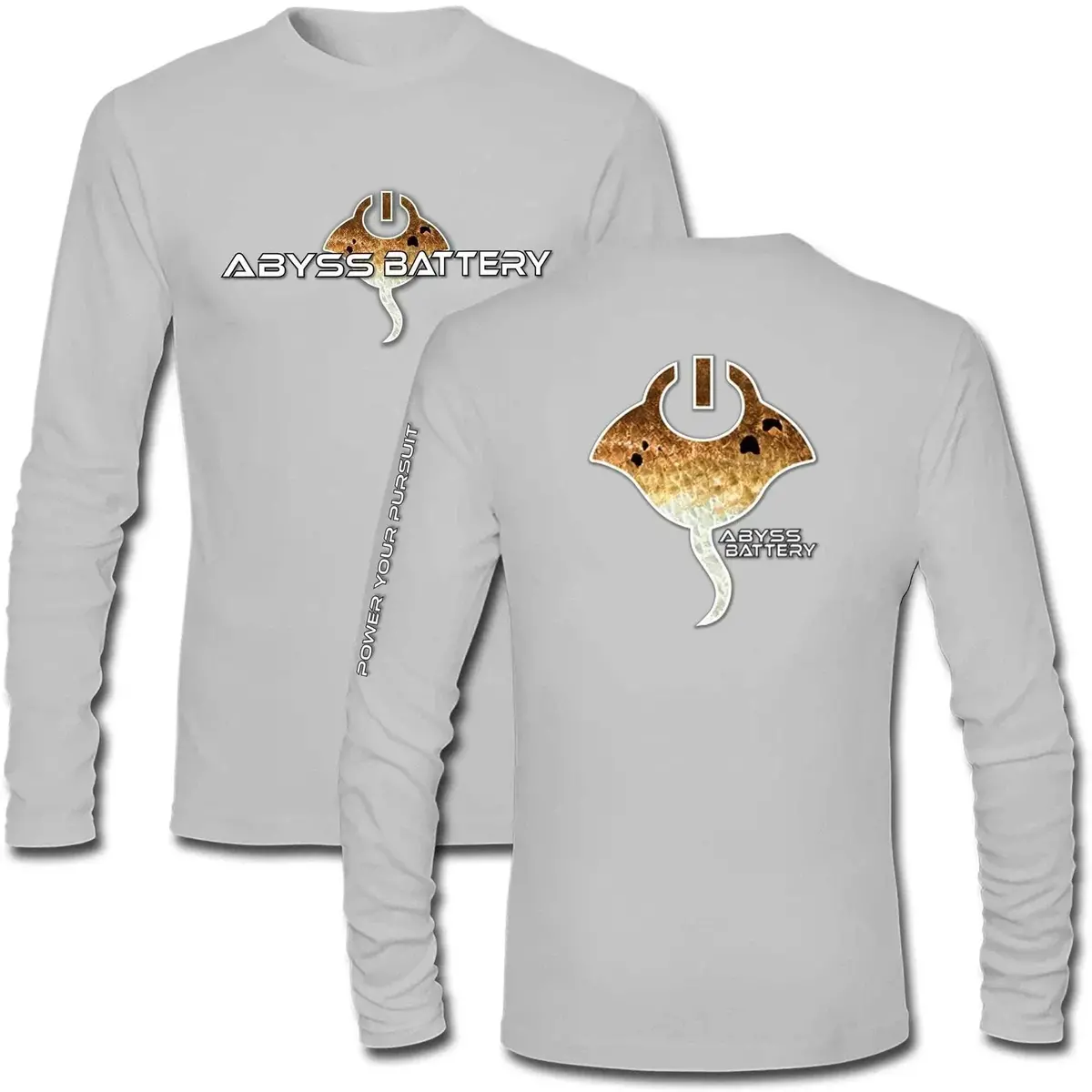 Redfish Gray L/S Performance Shirt 1