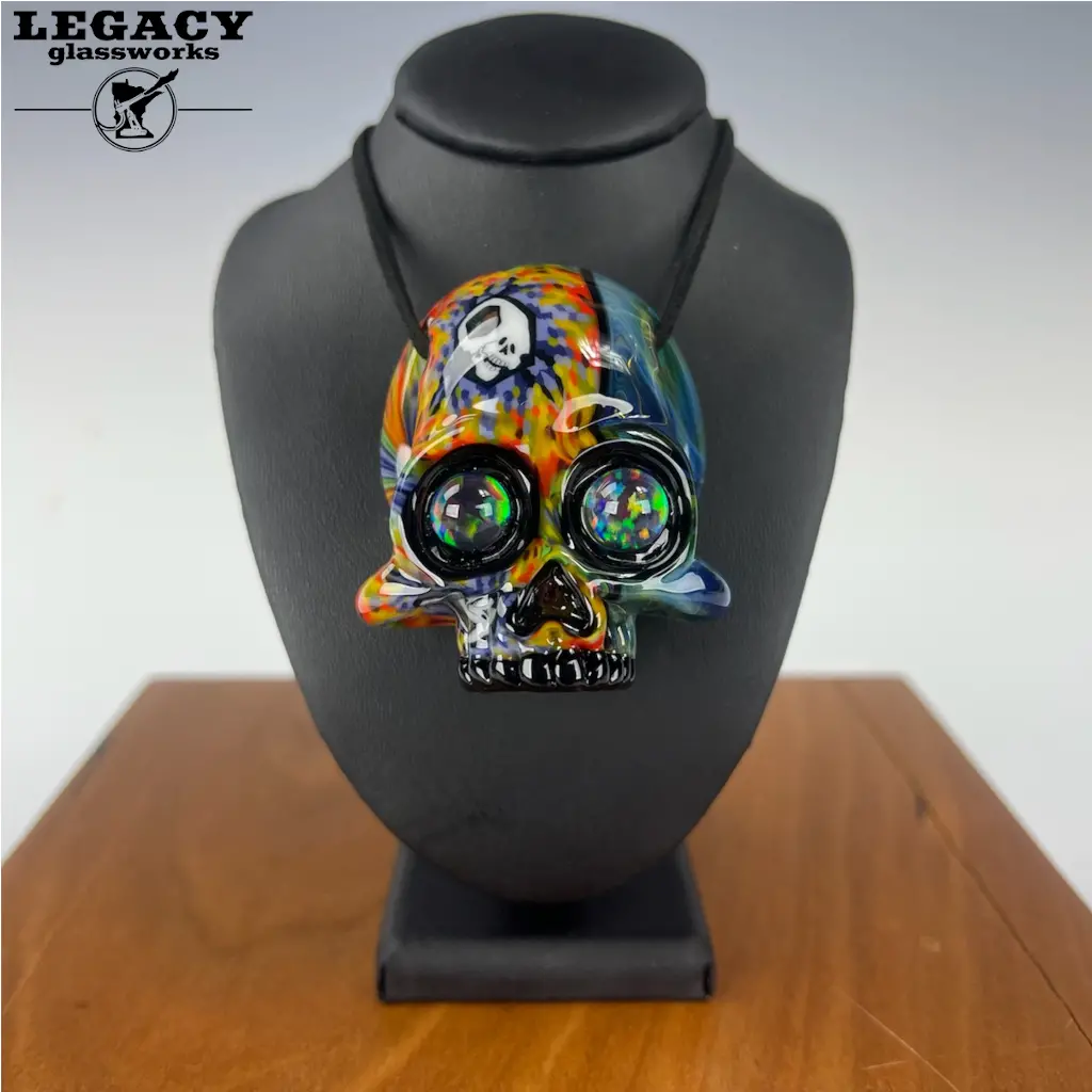 Akm Solo Millie Split Skull Pendant 1