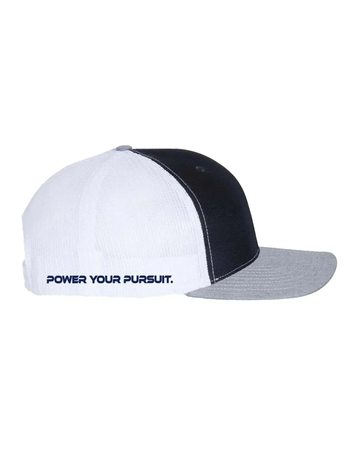 Abyss® - Navy On White Richardson Mesh Trucker Hat 2