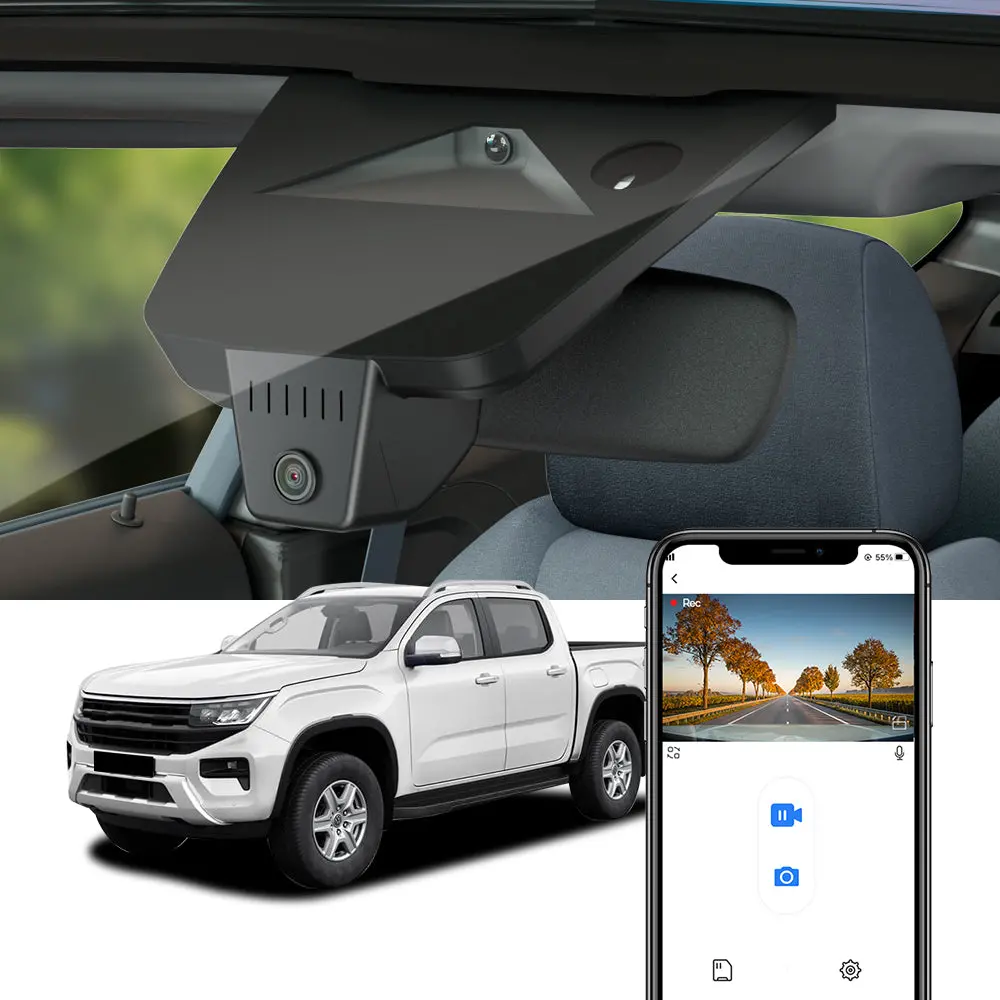 Fitcamx Dash Cam For Volkswagen Amarok Ii 2023-2025 1
