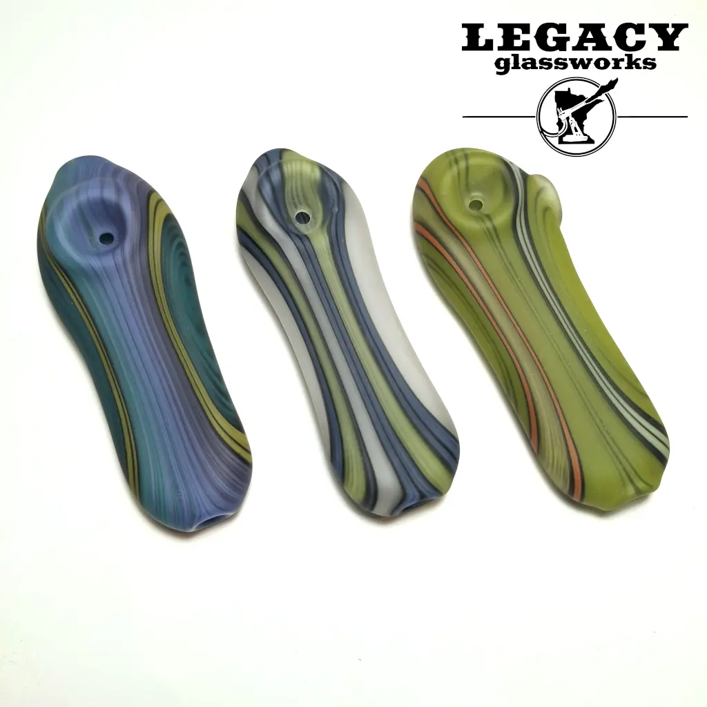 Appalachian Glass Expression (A.G.E.) Flat Incalmo Spoons 1