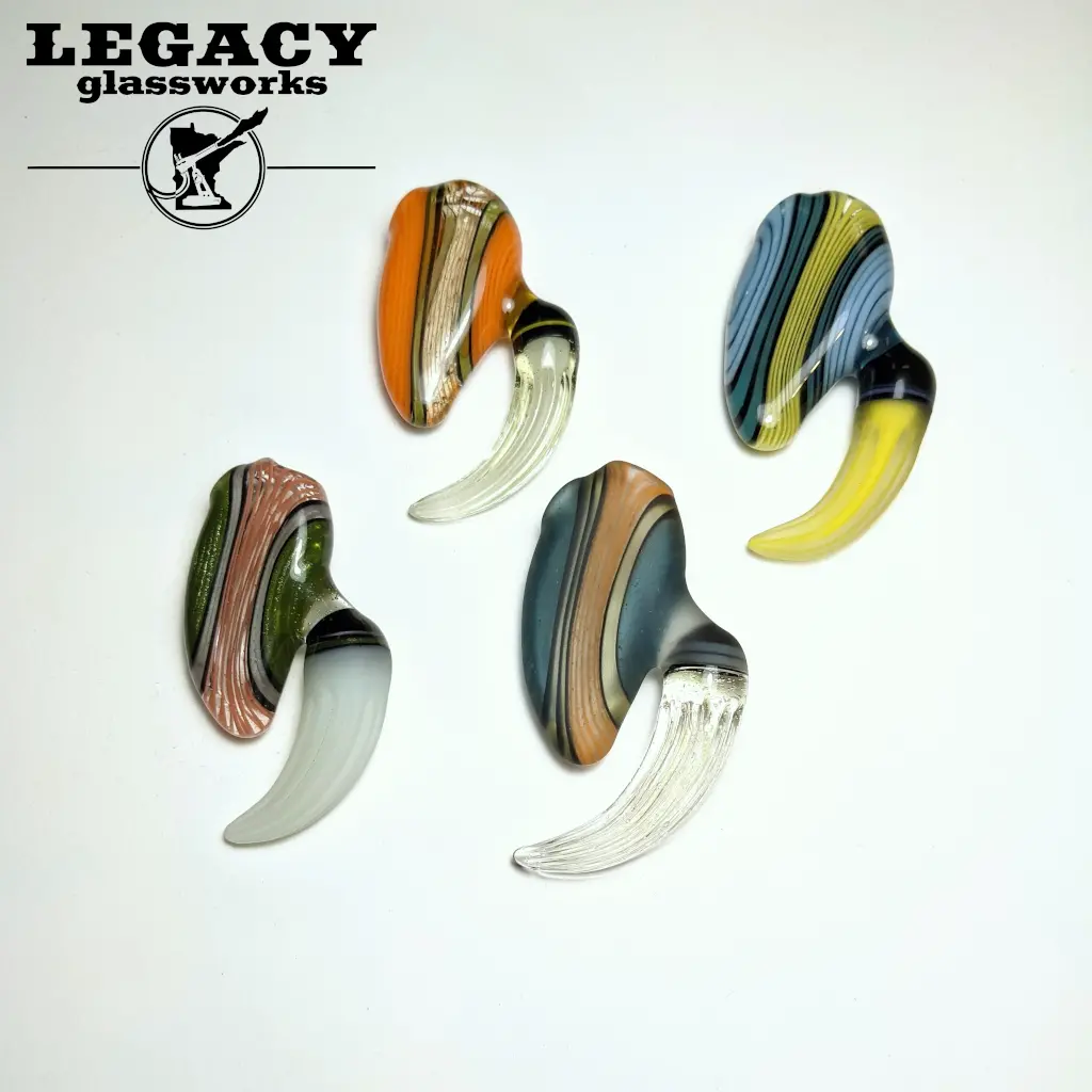 Appalachian Glass Expression (A.G.E.) Uv Dropclaw Pendant 1