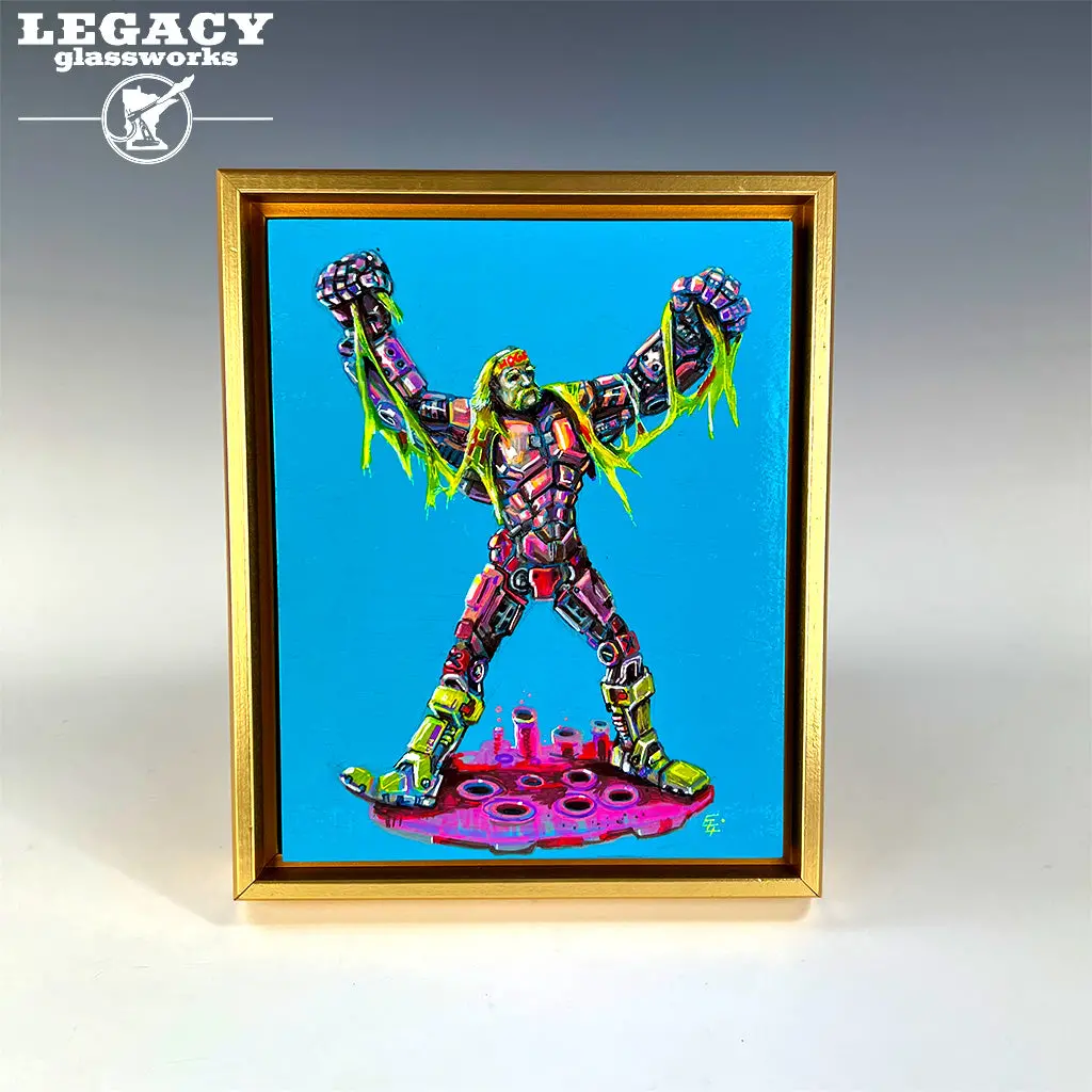 Eli Libson Painting “Mecha Hogan” 1