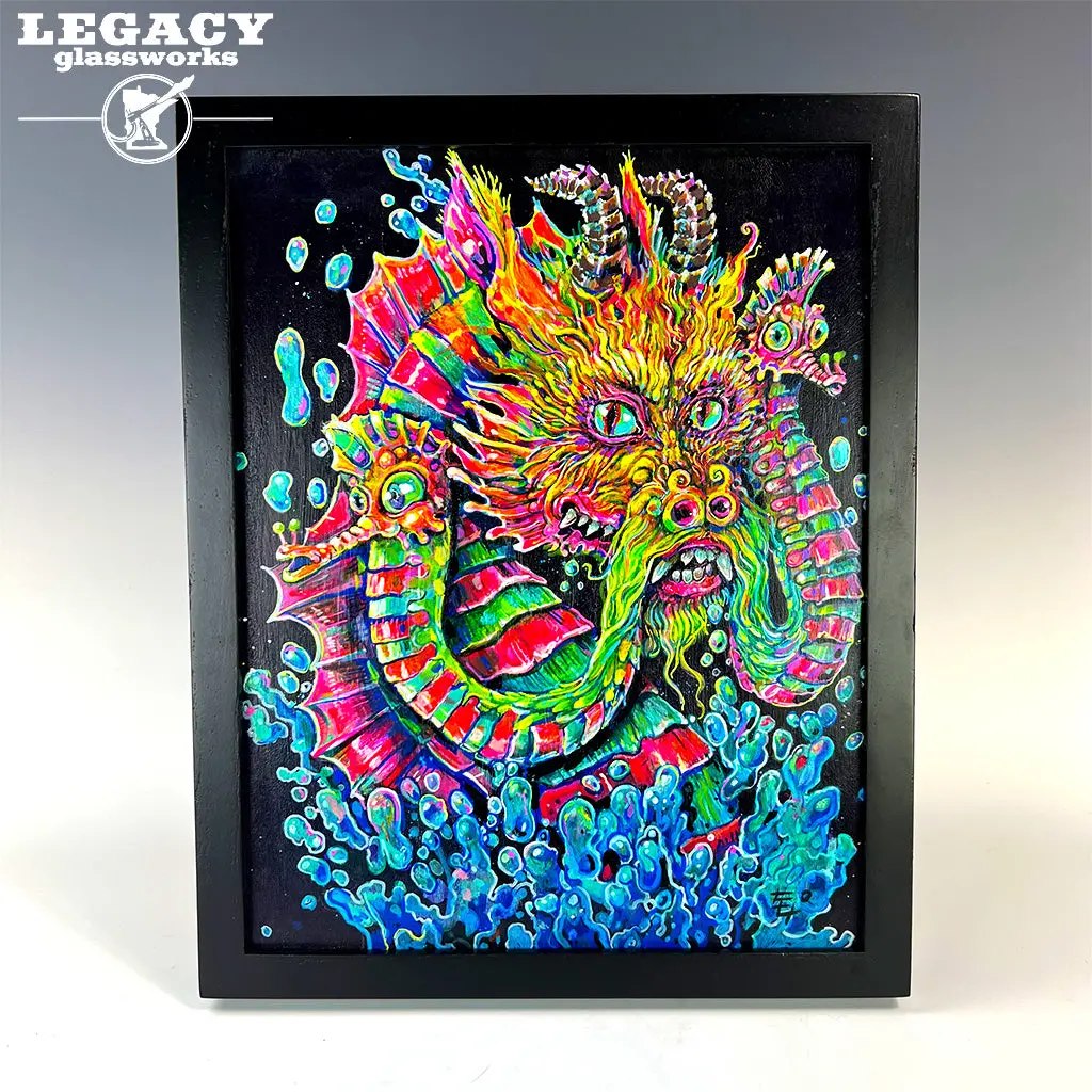 Eli Libson Painting “Seahorse Mustache” 1