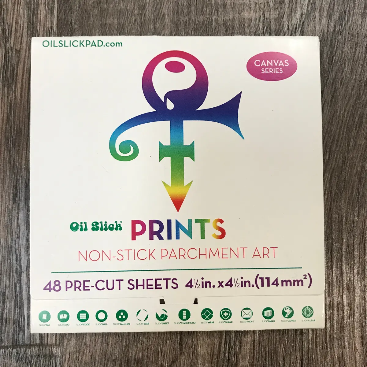 Oilslick Printed Parchment Sheets 1
