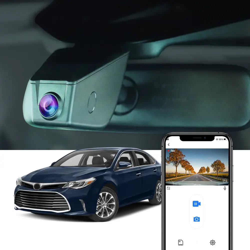 Fitcamx Dash Cam For Toyota Avalon 2011-2017 1