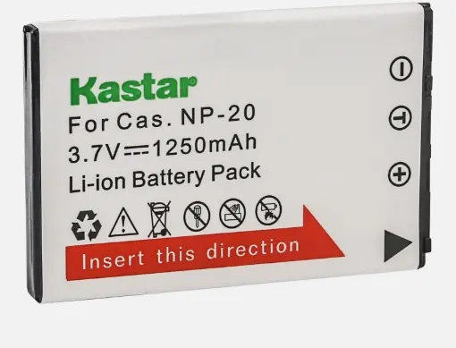 Casio Battery Np-20 Li-Ion Bli-216 Bc-11L & Casio Exilim Ex-Z8 Ex-Z60 1
