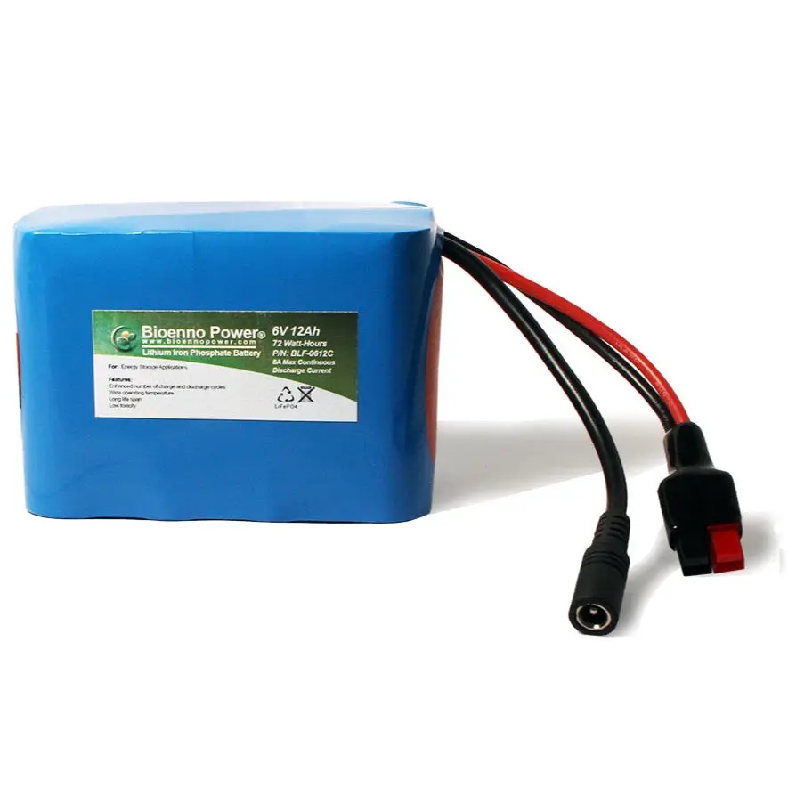 6V, 12Ah Lfp Battery (Pvc, Blf-0612C) 1