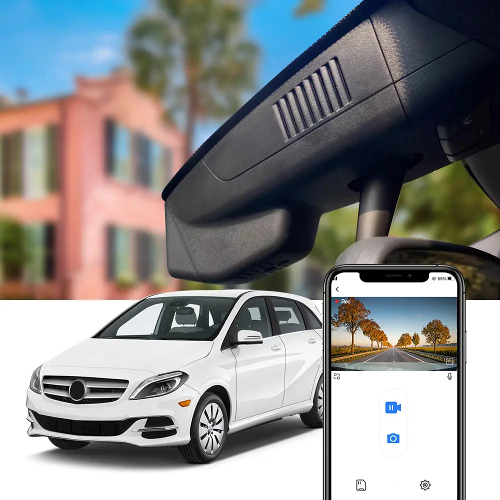 Fitcamx Dash Cam For  Mercedes-Benz B-Class (W246) 2011 - 2018 1