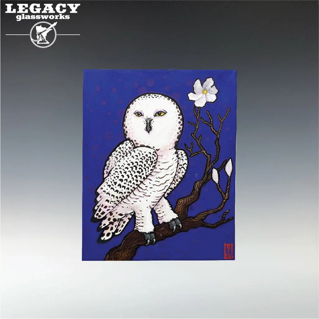Sig Natur Snowy Owl Painting 1