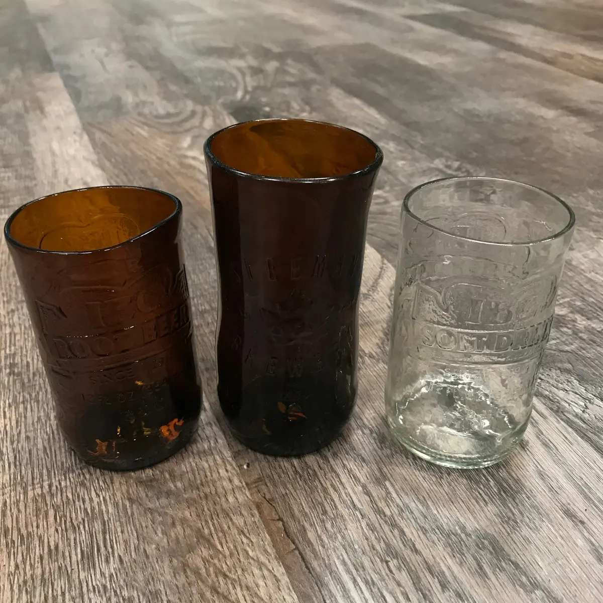 Repurposed Bottle Glasses 1