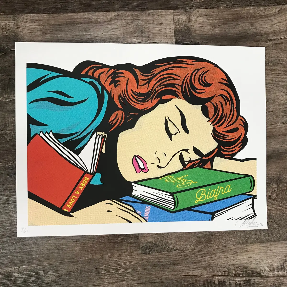 Biafra Sleeping Woman Print 1