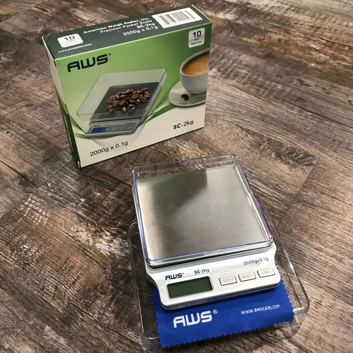 Aws Sc-2Kg 2000 X 0.1G Digital Scale 1