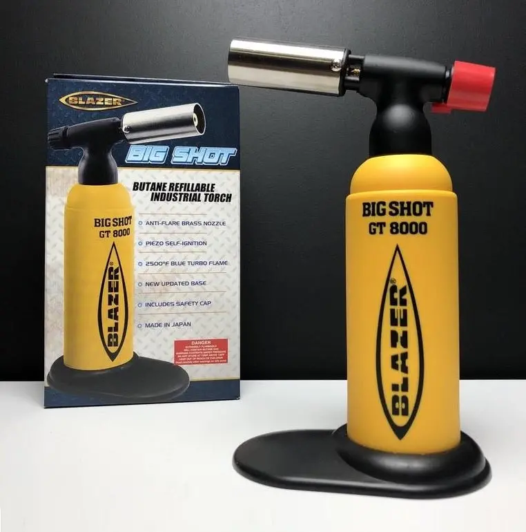 Blazer Big Shot Limited Edition Yellow Butane Torch 1
