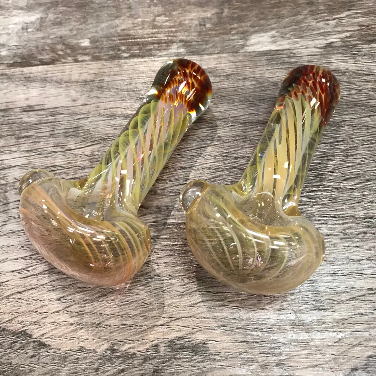 Boscos Fumed Swirl Red-Tip Spoon 1