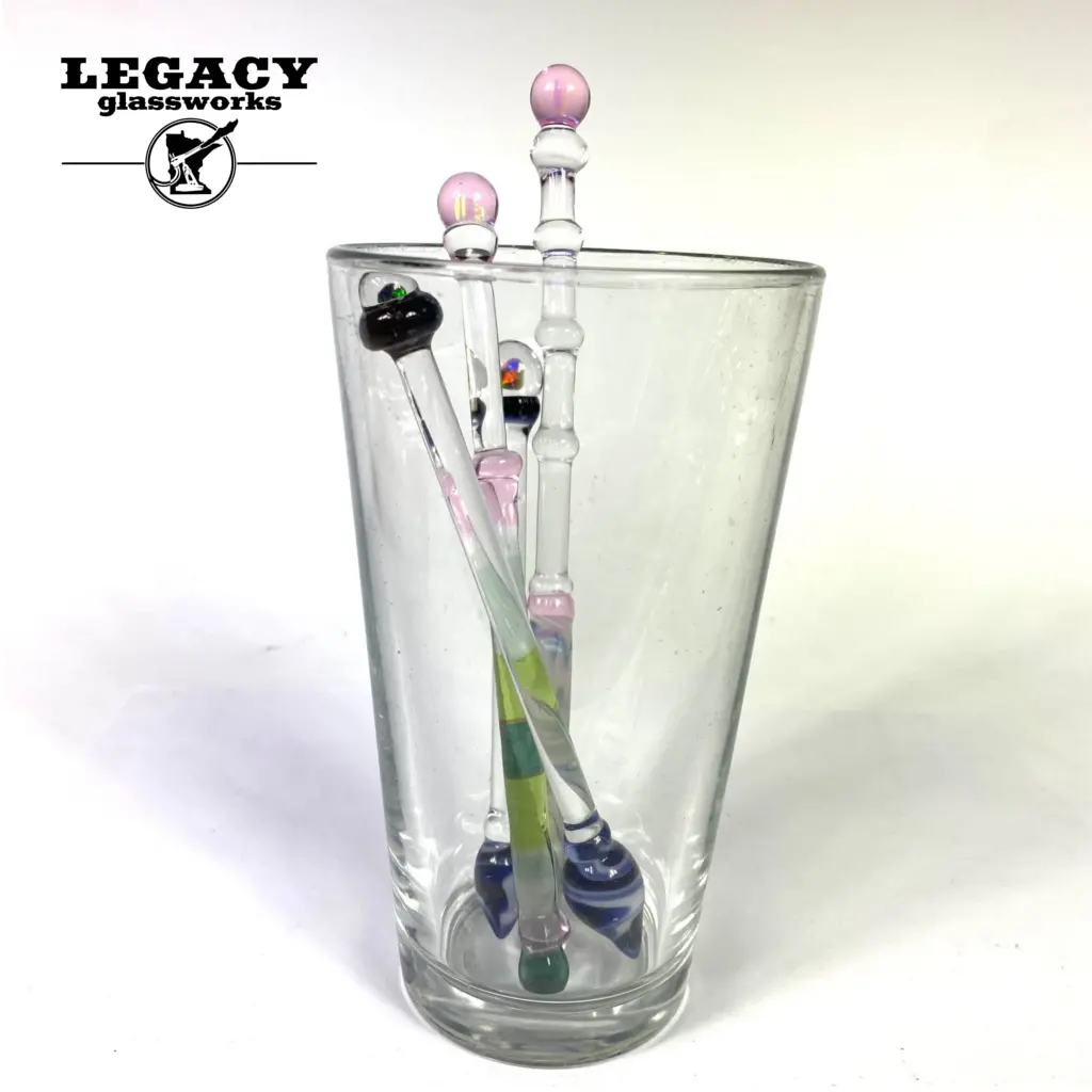 Butter Glass Coffee Stirrer 1