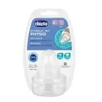 Tetina Pshysio 4M+ Flujo Rapido 2Pk Chicco 2
