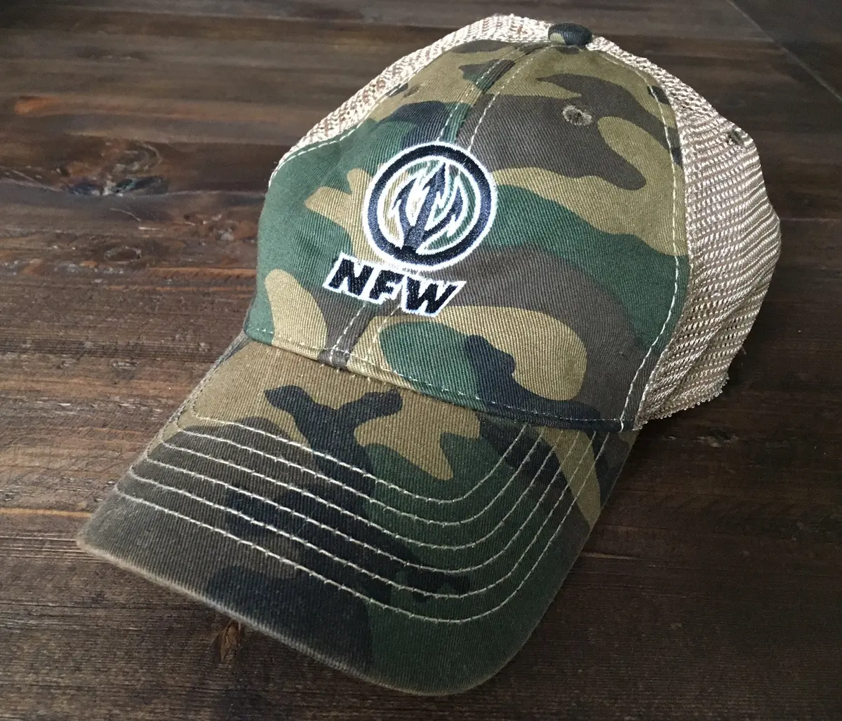 Nfw Trident Trucker Camo Hat 2