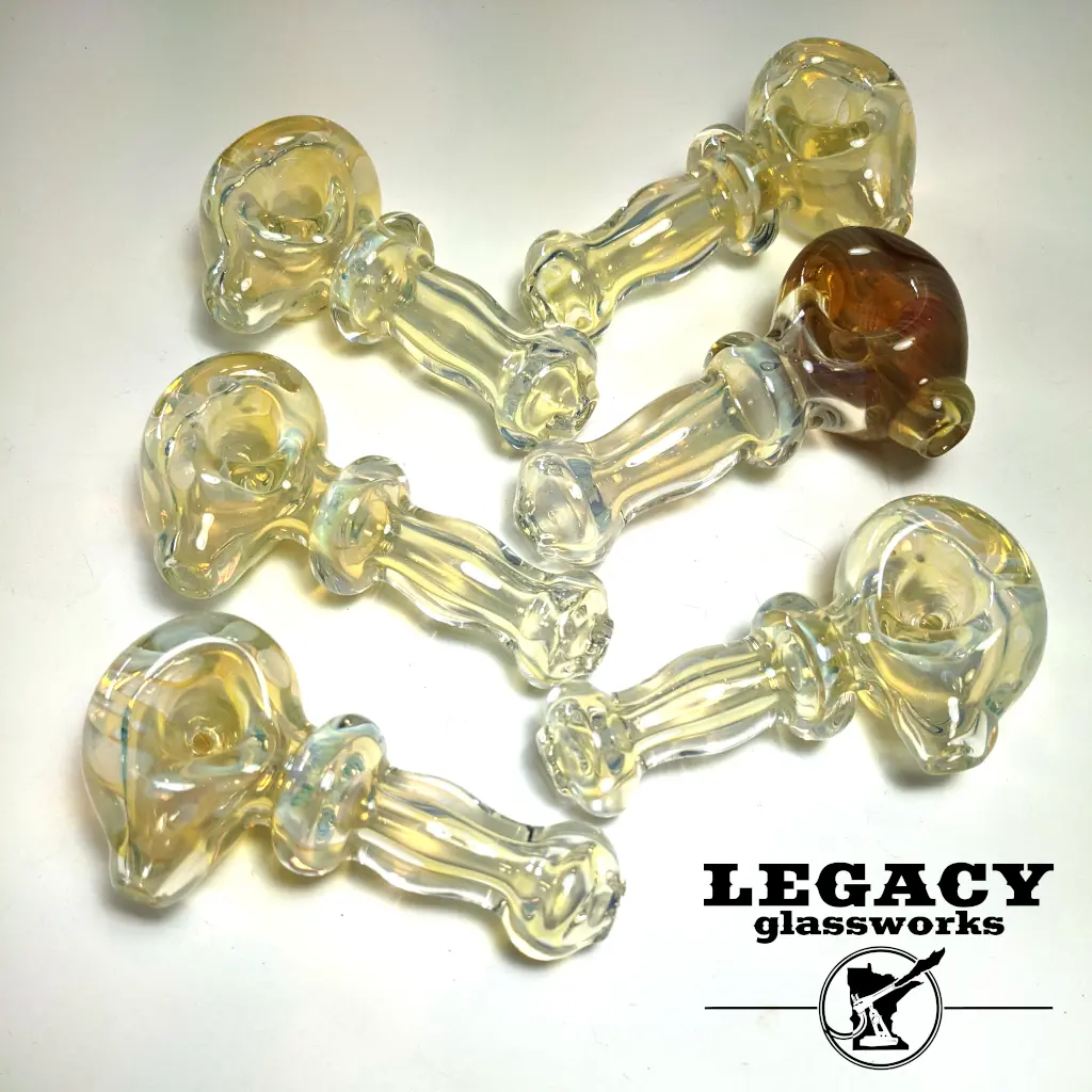 Cherry Glass Fumed Spoon 1